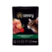 Savory Lamb & Beetroot in Gravy for Adult Cats