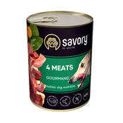 Savory Dog Gourmand 4 Meats