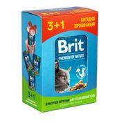 Brit Premium Cat pouch Set Chicken Slices for Sterilised 