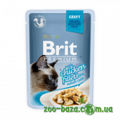 Brit Premium Cat Pouch with Chicken Fillets in Gravy