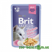 Brit Premium Cat Pouch with Chicken Fillets in Jelly