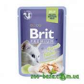 Brit Premium Cat Pouch with Trout Fillets in Jelly