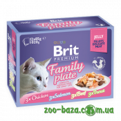 Brit Premium Cat Pouch Family Plate Jelly